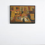 Janice Biala, Nature Morte Rose, Rouge et Noire, 1977