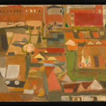 Janice Biala, Nature Morte Rose, Rouge et Noire, 1977