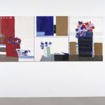 Janice Biala, Nature Morte Rose, Rouge et Noire, 1977