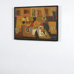 Janice Biala, Nature Morte Rose, Rouge et Noire, 1977