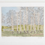 Julie Gough, Australia Print Workshop Etchings - Suite of 4 etchings, 2019