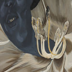 Jammie Holmes, A Self Portrait of an Artist on a Narrow Street, 2019