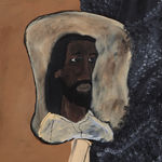 Jammie Holmes, A Self Portrait of an Artist on a Narrow Street, 2019