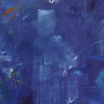 Kwamé Azure Gomez, Back water Blue New moon (after Dianne), 2025