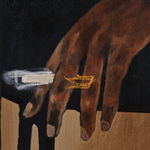 Jammie Holmes, A Self Portrait of an Artist on a Narrow Street, 2019