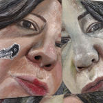 Gina Beavers, Bondage Lips, 2020