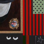 Jammie Holmes, A Self Portrait of an Artist on a Narrow Street, 2019