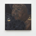 Jammie Holmes, A Self Portrait of an Artist on a Narrow Street, 2019