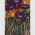 Jammie Holmes, A Self Portrait of an Artist on a Narrow Street, 2019