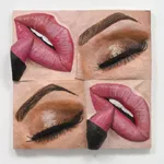 Gina Beavers, Make-Up Addicts, 2018