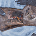 Jammie Holmes, A Self Portrait of an Artist on a Narrow Street, 2019