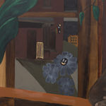 Jammie Holmes, A Self Portrait of an Artist on a Narrow Street, 2019