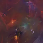 Kwamé Azure Gomez, Back water Blue New moon (after Dianne), 2025