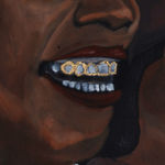 Jammie Holmes, A Self Portrait of an Artist on a Narrow Street, 2019