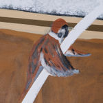 Jammie Holmes, A Self Portrait of an Artist on a Narrow Street, 2019