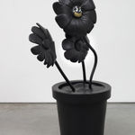 Jammie Holmes, A Self Portrait of an Artist on a Narrow Street, 2019