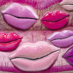 Gina Beavers, Bondage Lips, 2020