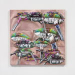 Gina Beavers, Bondage Lips, 2020