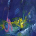 Kwamé Azure Gomez, Back water Blue New moon (after Dianne), 2025