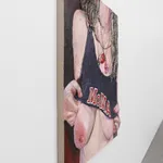 Gina Beavers, Sturtevant's Jasper Johns Lips, 2022