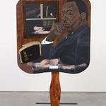 Jammie Holmes, A Self Portrait of an Artist on a Narrow Street, 2019