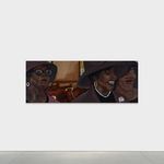 Jammie Holmes, A Self Portrait of an Artist on a Narrow Street, 2019