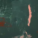 Kwamé Azure Gomez, Back water Blue New moon (after Dianne), 2025