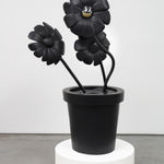 Jammie Holmes, A Self Portrait of an Artist on a Narrow Street, 2019