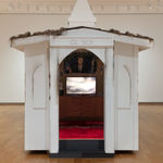 Jammie Holmes, A Self Portrait of an Artist on a Narrow Street, 2019