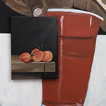 Jammie Holmes, A Self Portrait of an Artist on a Narrow Street, 2019