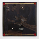 Jammie Holmes, A Self Portrait of an Artist on a Narrow Street, 2019