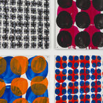 Jennifer Bartlett, Black 6" Squares Series #5, 1972