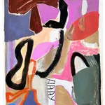 Sarah Boyts Yoder, Black and White Gesture 6, 2024