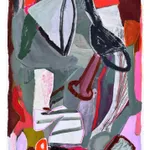 Sarah Boyts Yoder, Black and White Gesture 6, 2024