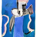 Sarah Boyts Yoder, Black and White Gesture 6, 2024