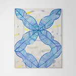 Ruby Palmer, Green and Silver Horizontal, 2016