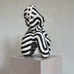 Sarah Boyts Yoder, Black and White Gesture 6, 2024