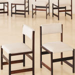 Celina Decorações, Solid Wood and Cane Chairs (8 units), 1960s