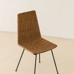 Unknown Artist, Wicker Magazine Rack, 1960s