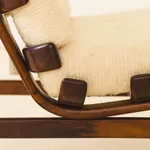 Móveis de Madeira Pailar, Slatted armchairs (2 units), 1950s