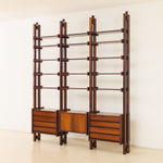 Celina Decorações, Solid Wood and Cane Chairs (8 units), 1960s