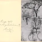 André Kertész, Washington Square Park, New York, 1954