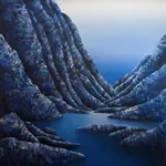 Silvia Giordani (b. 1992) After Dark, 2026 Acrylic and oil on canvas 120 × 160 × 3 cm 47 1/4 × 63 × 1 1/8 in Image courtesy of Buysse Gallery. © Silvia Giordani. All rights reserved.