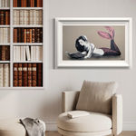 Simulation of BYC's "Mermaid Tango Dream," displayed on wall in interior space.