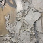 “The Bird", sculptural painting by Sylvain Tremblay artist from Quebec, Canada, based in Dubai. Available at Carousel Fine Art.