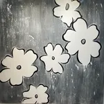 Danielle Procaccio, Falling Flowers, 2022