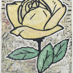 Donald Baechler, Yellow Rose, 2008