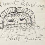 Philip Guston, Recent Paintings Philip Guston Allan Frumkin Gallery Chicago Exhibition Drawing, 1978