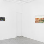 Alfredo Volpi, Barcos no cáis [Boats at the pier] [from the Italian Travel series], 1950s