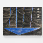 Alfredo Volpi, Barcos no cáis [Boats at the pier] [from the Italian Travel series], 1950s